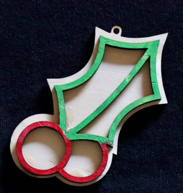 Christmas Holly Ornament