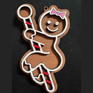 Gingerbread Woman On A Stripper Pole