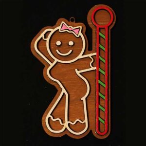 Gingerbread Woman On A Stripper Pole